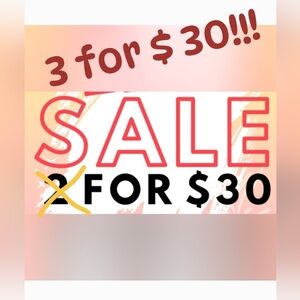 3/$30 Deals!